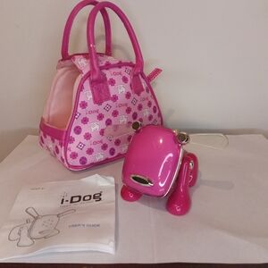 2005 Sega Toys iDog Pink With Bag Works